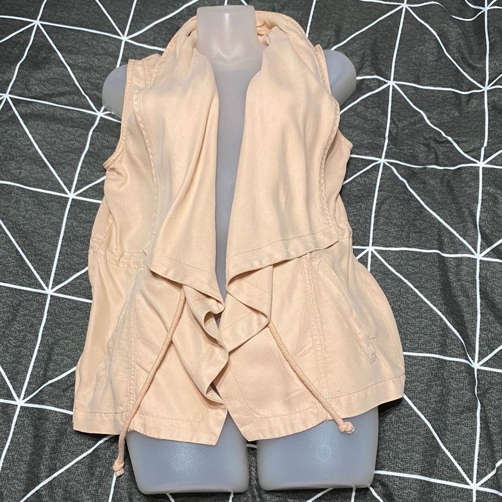 MAX Jeans Blazer Vest In Light Coral